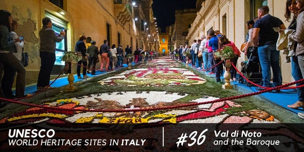 Sicily: the late baroque town of Val di Noto, UNESCO from 2002